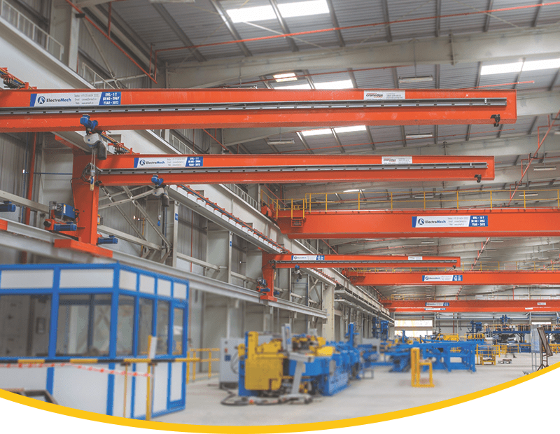 Wall Travelling Cranes Manufacturer & Supplier in India Emech